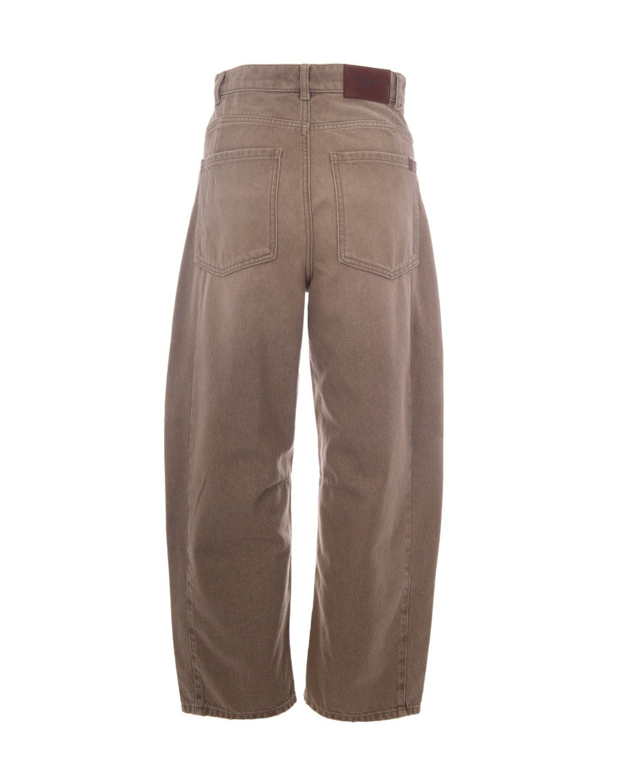 Max Mara Cappuccino Arcadia Cotton Jeans