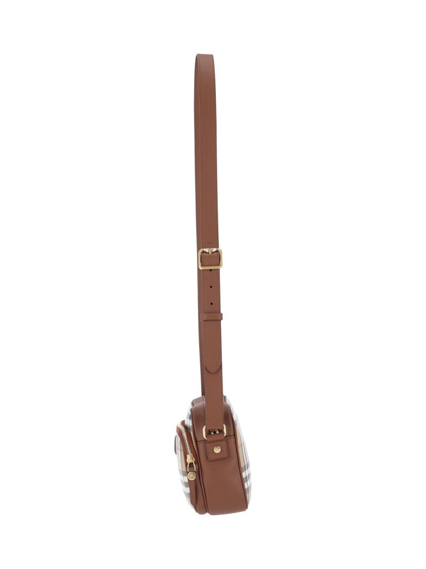 Burberry Beige Canvas Shoulder Bag