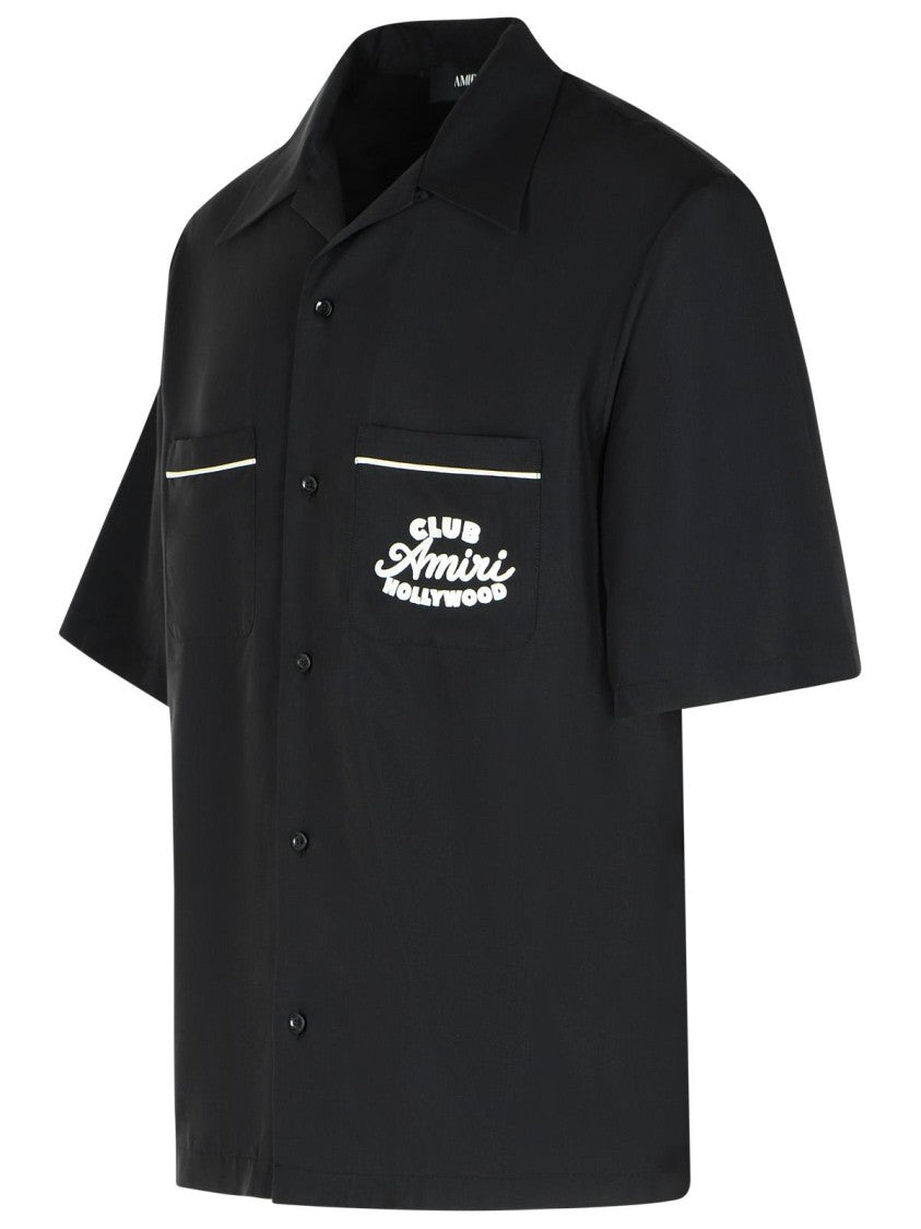 Amiri 'Club  Camp' Black Modal Blend Shirt