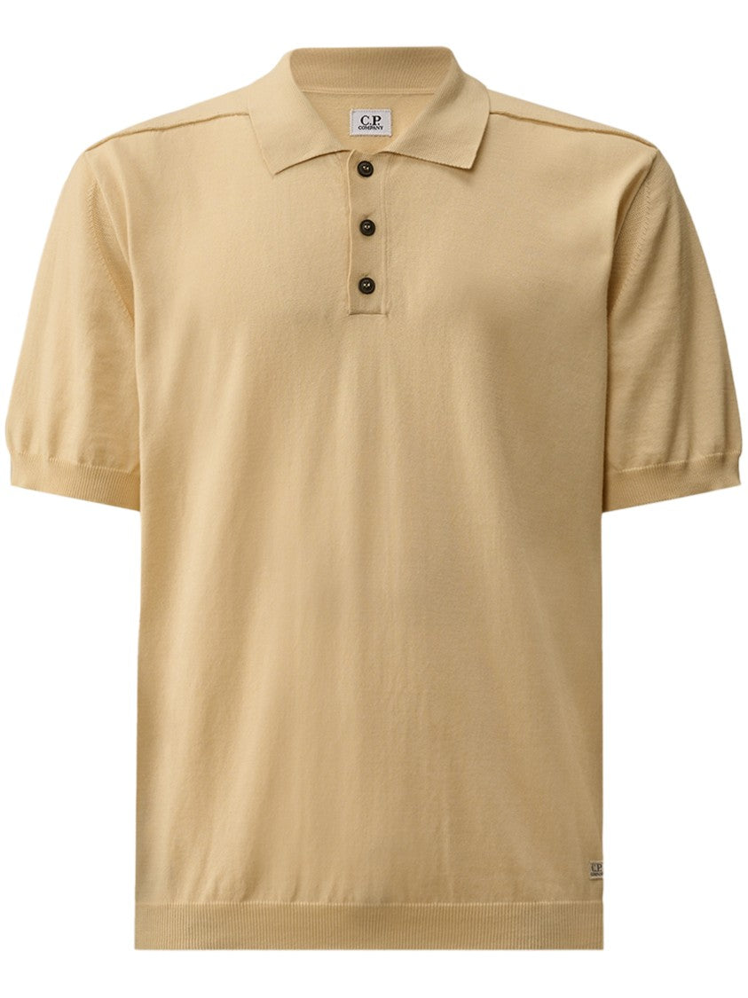 C.P. Company Short-Sleeve Sea Island Cotton Polo Sweater
