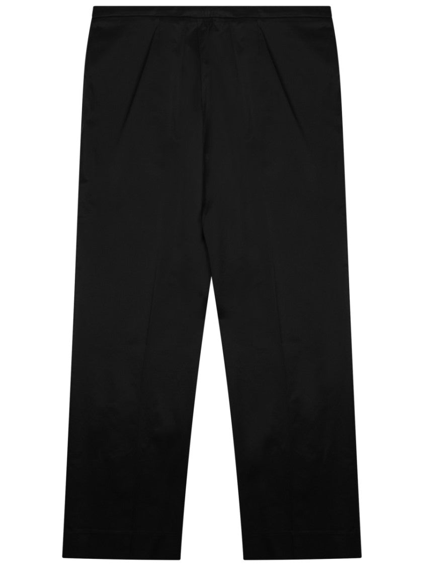 Totême Cropped Straight Pants With Tailored Fit And Minimalist Design