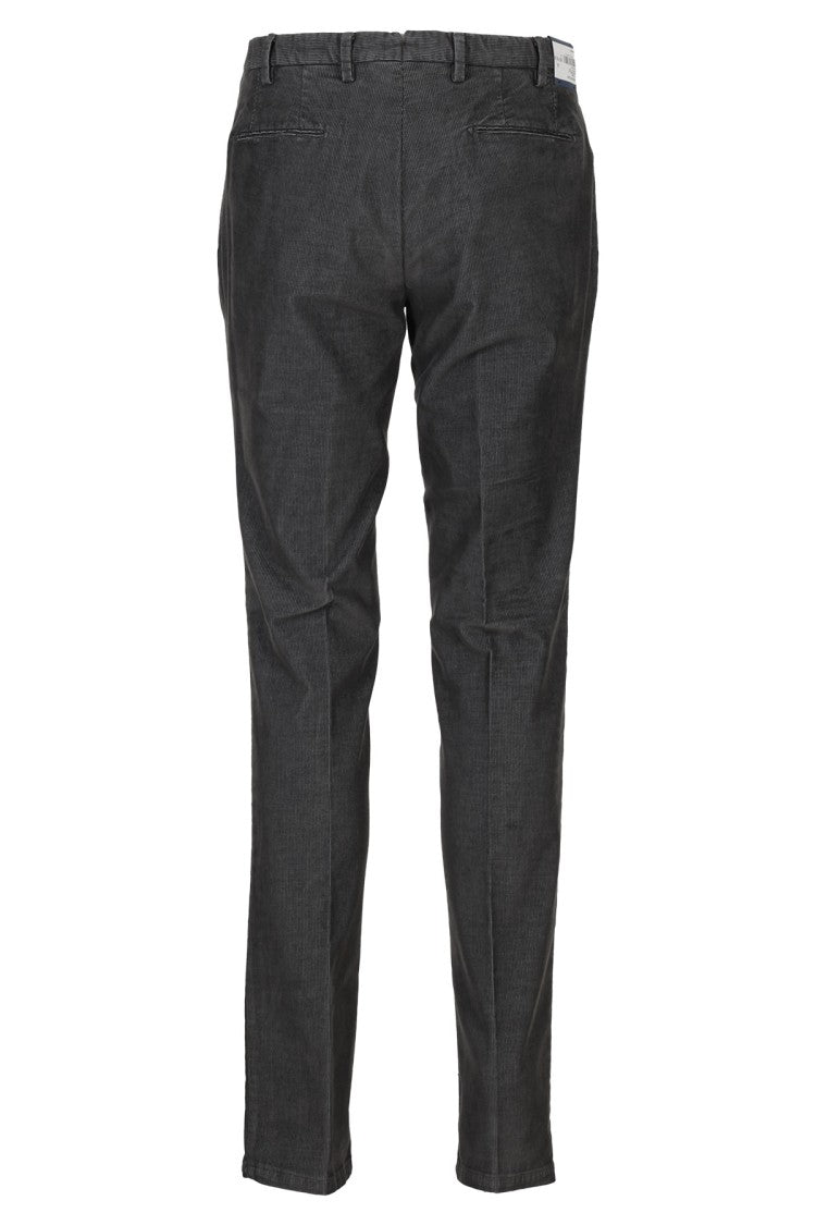 Santaniello Tailored Grey Pants With Front Pinces