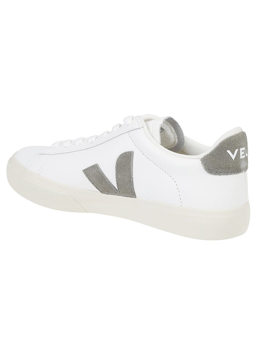Veja Campo Chrome-Free Leather Suede-Accent Sneakers
