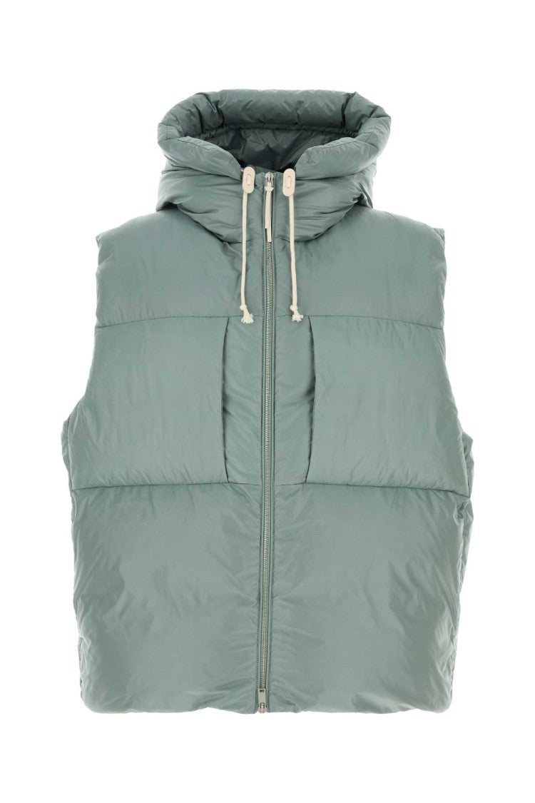 Jil Sander Powder Light Blue Sleeveless Down Jacket
