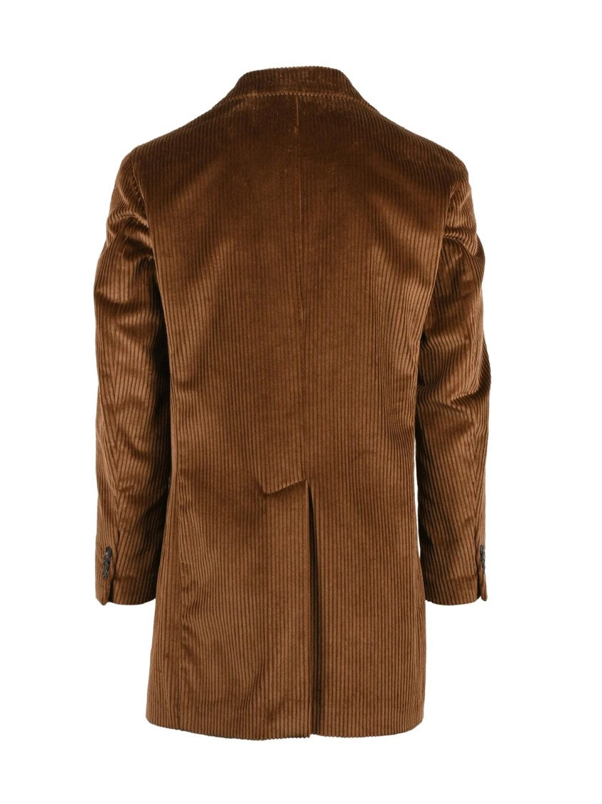 L.B.M. 1911 Brown Cotton Corduroy Coat
