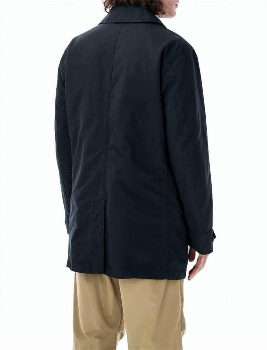 Stone Island Double-Breasted Padded Jacket With Button Closures