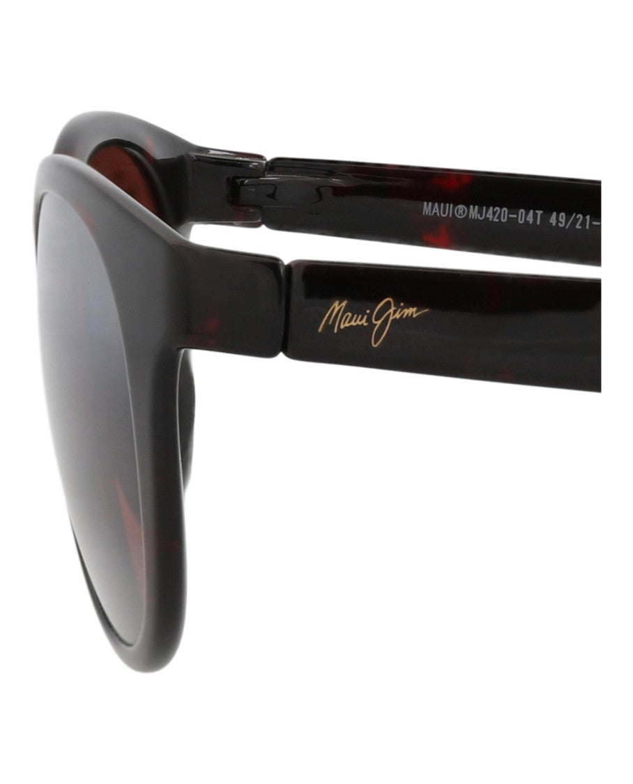 Maui Jim Round-Frame Injected Sunglasses