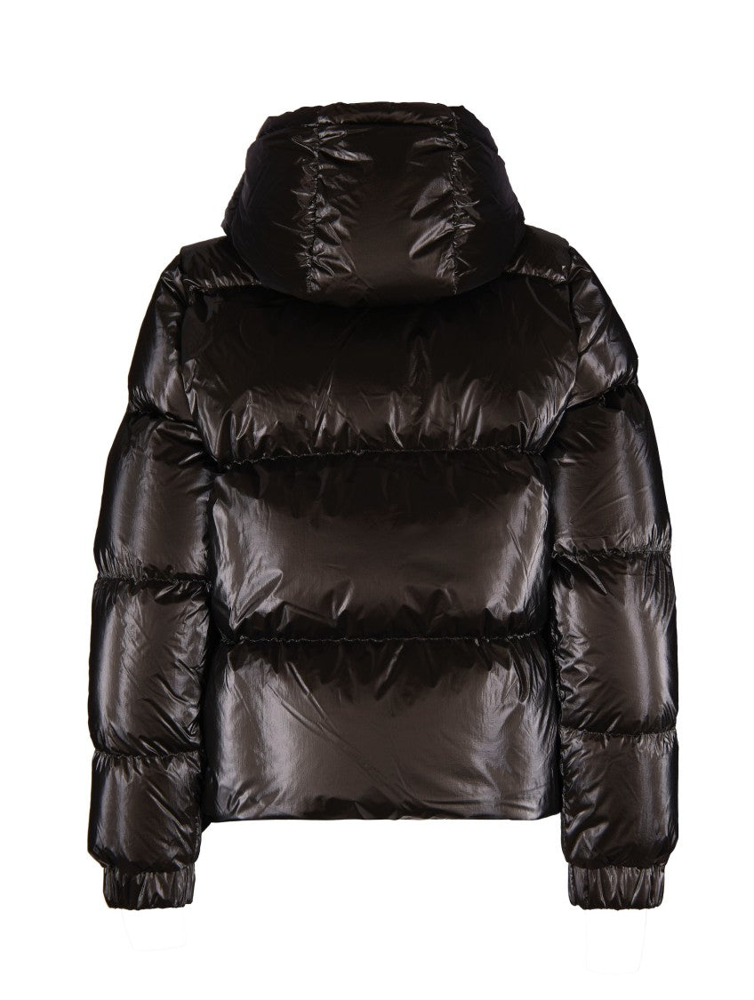 K-Way Lethille Thermo Pearly Black Olive Combo Jacket