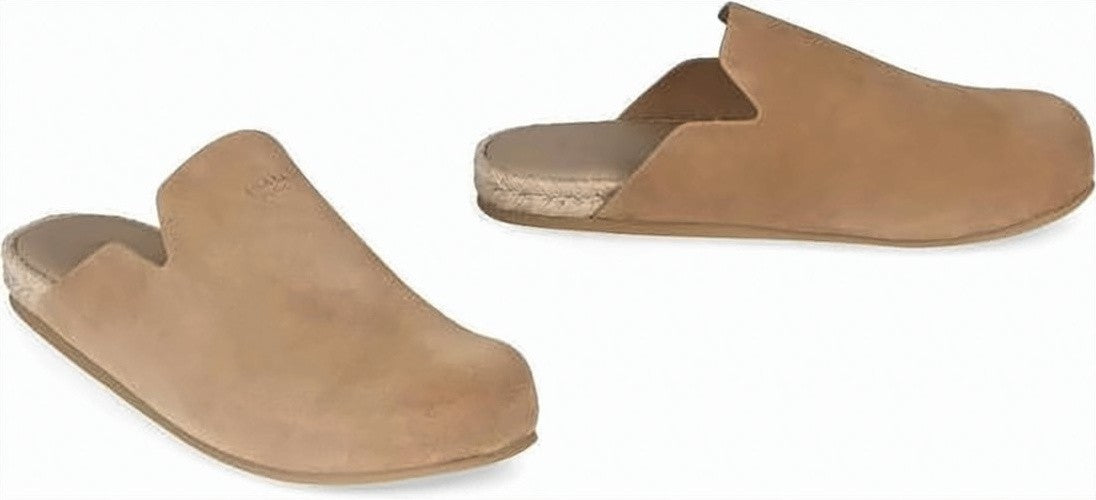 Prada Calf Leather Slip-On Mules With Woven Heel Detail
