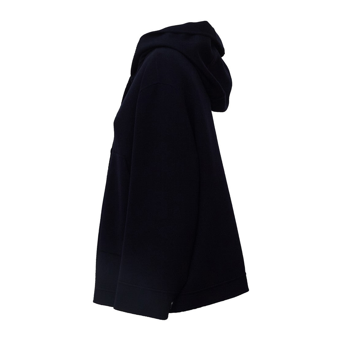 Max Mara Lusso Short Hooded Wool Coat