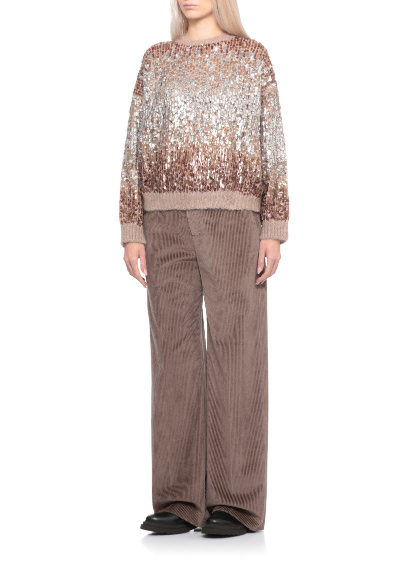 Brunello Cucinelli Brown Mohair Sweater