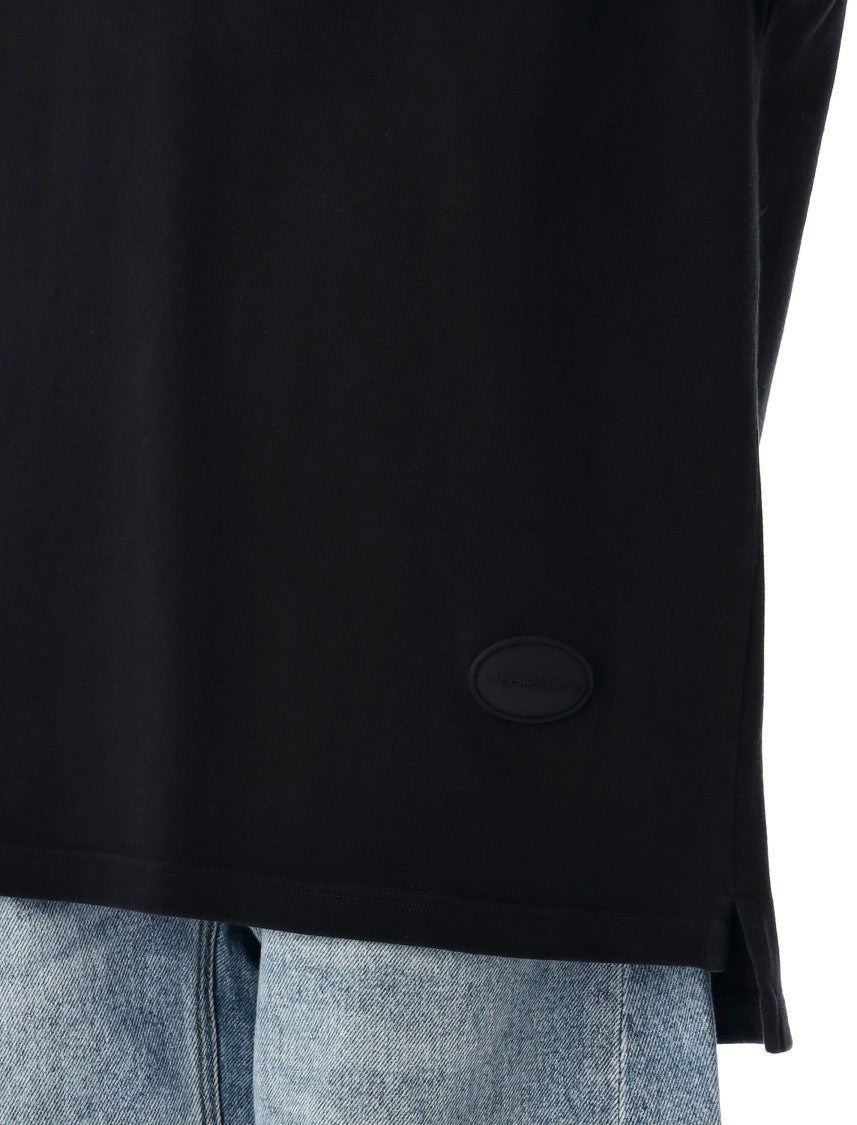 Alexander Wang Relaxed-Fit Polo Shirt With Classic Collar