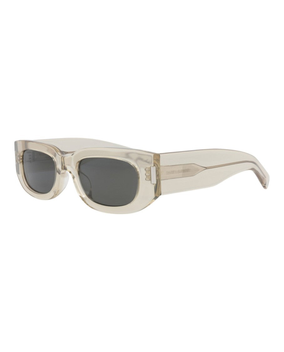 Saint Laurent Round-Frame Recycled Acetate Sunglasses