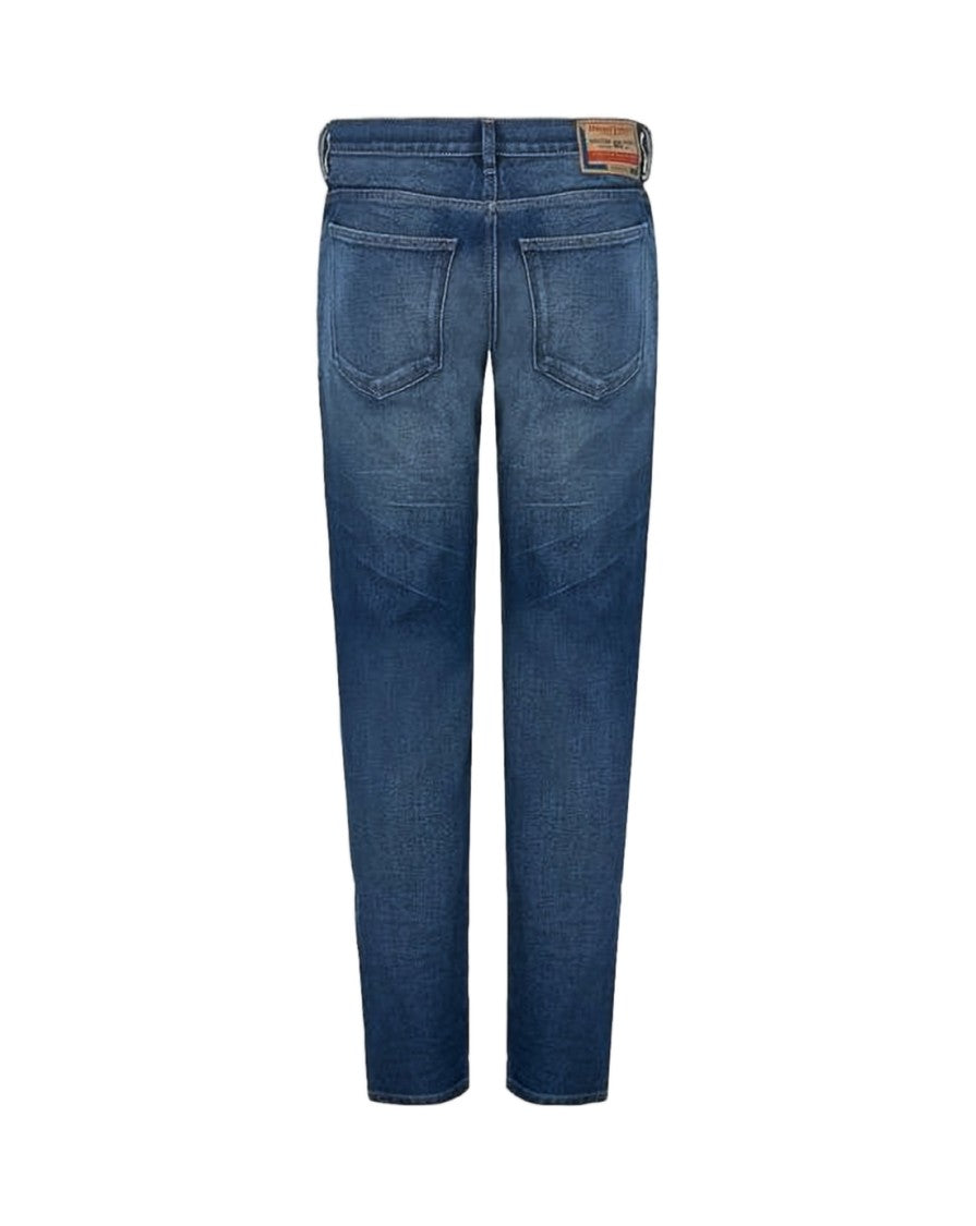 Diesel Tapered Denim Pants With Subtle Fading