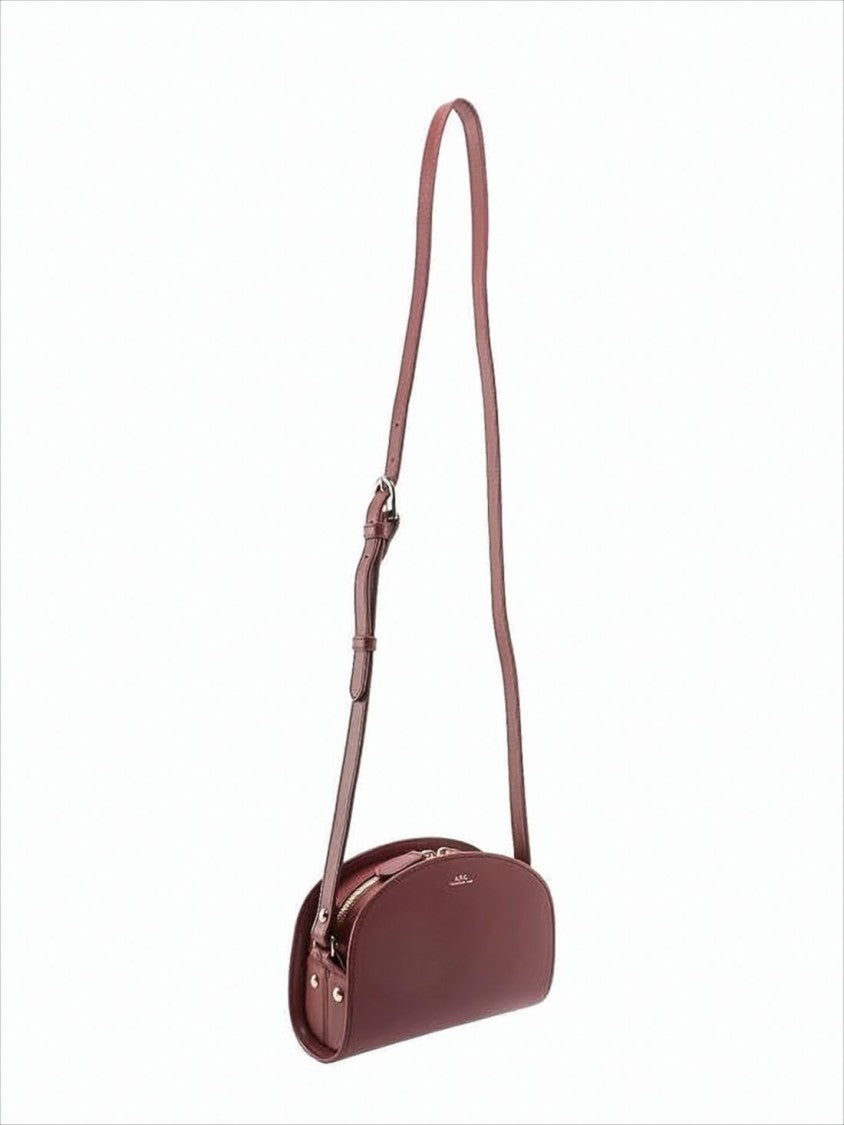 A.P.C. Semi-Circular Shoulder Bag With Adjustable Strap