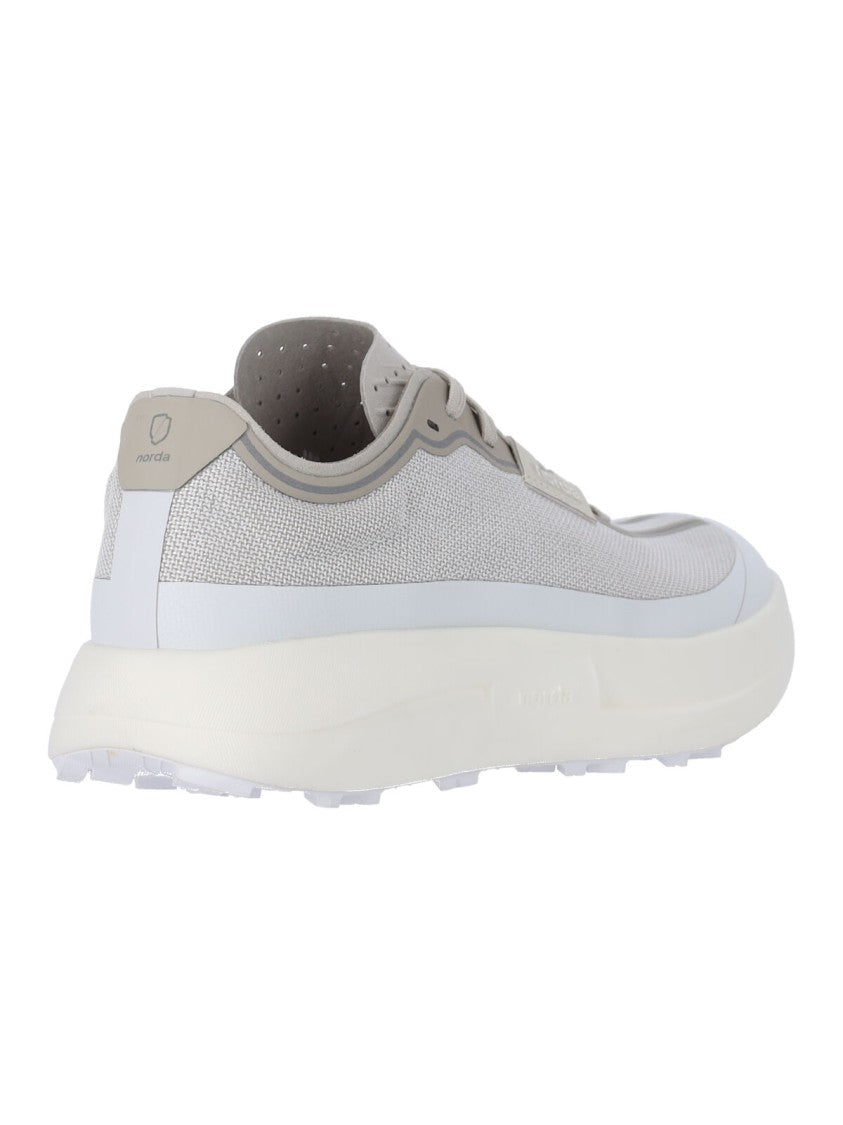 Norda Grey 005 W Perforated Fabric Sneakers