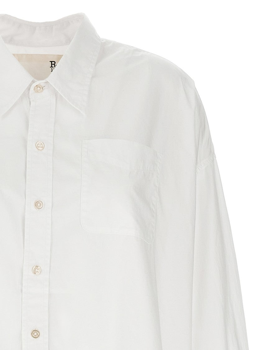 R13 Oversized White Oxford Shirt