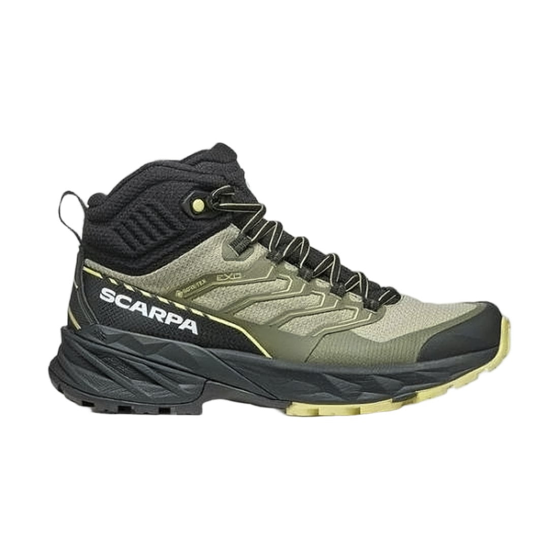 Scarpa Rugged Mid-Top Sneakers With Textured Fabric