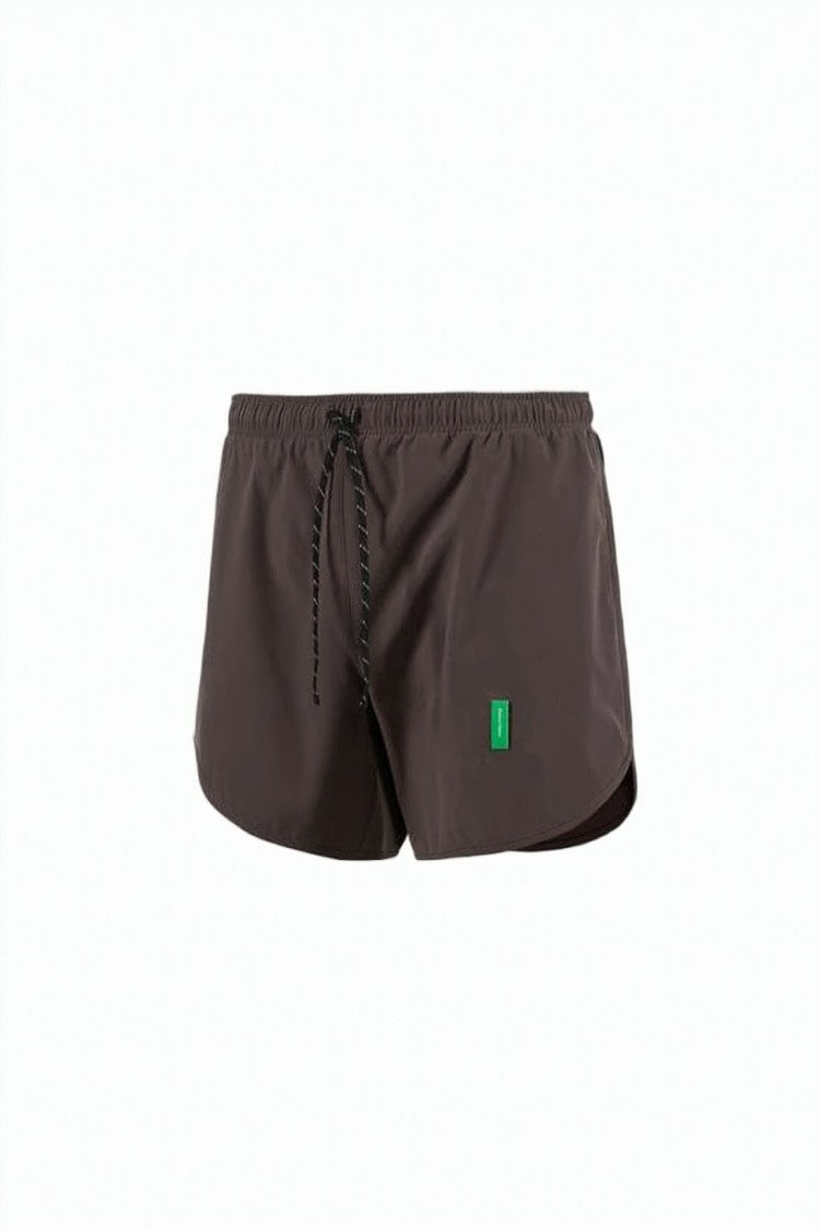 District Vision Streamlined Active Shorts With Curved Hem And Adjustable Waistband