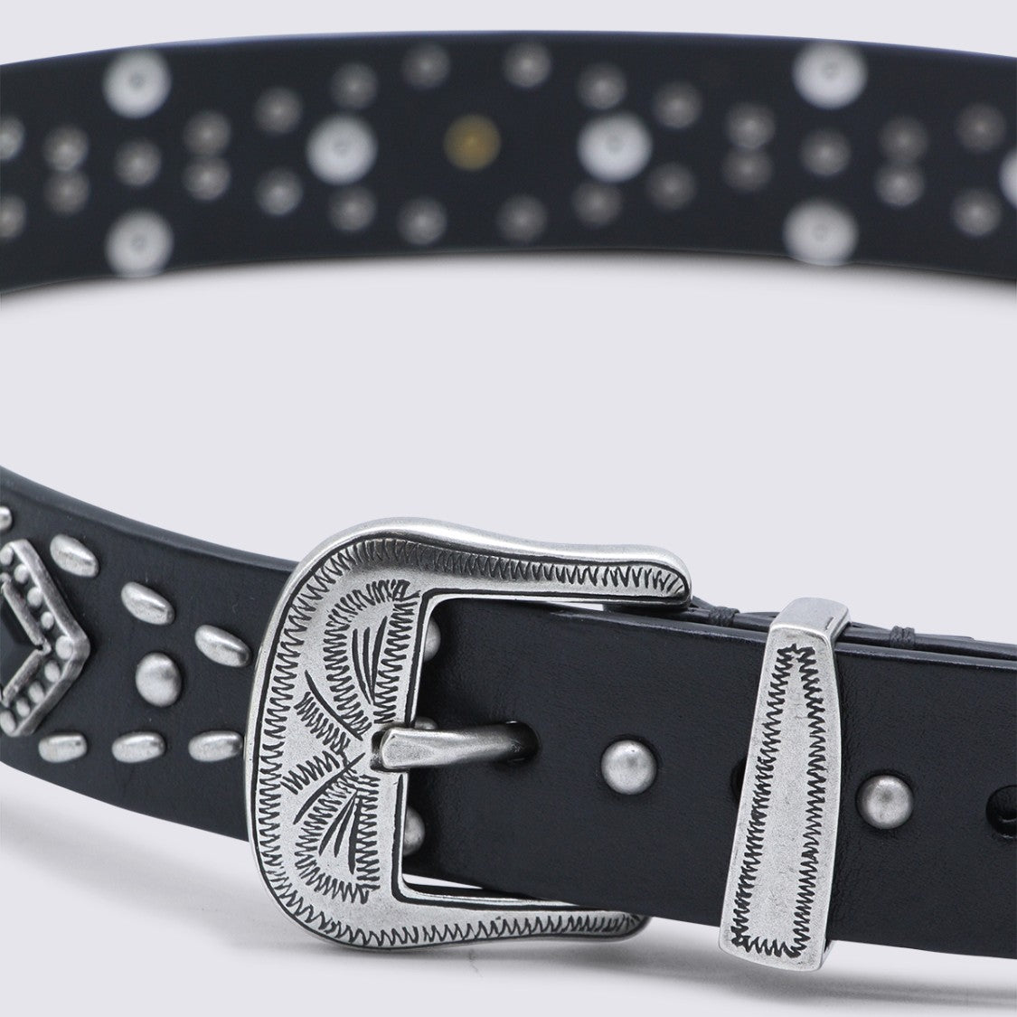 Golden Goose Black Leather Belt