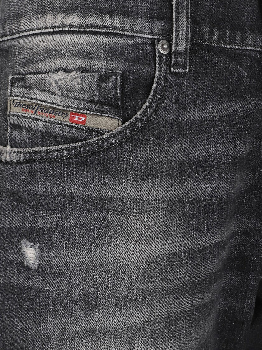 Diesel Mid-Rise Slim Fit Denim Jeans