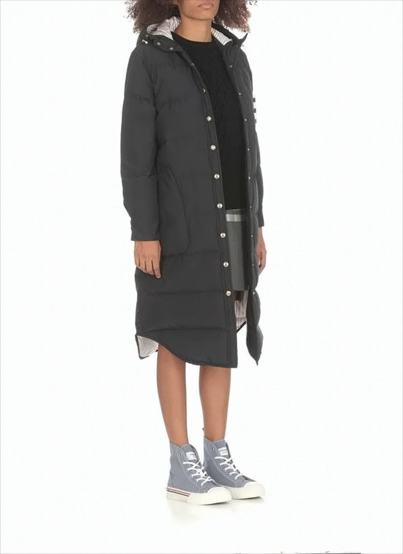 Thom Browne Structured Pleated Wool Mini Skirt With Distinctive Accents