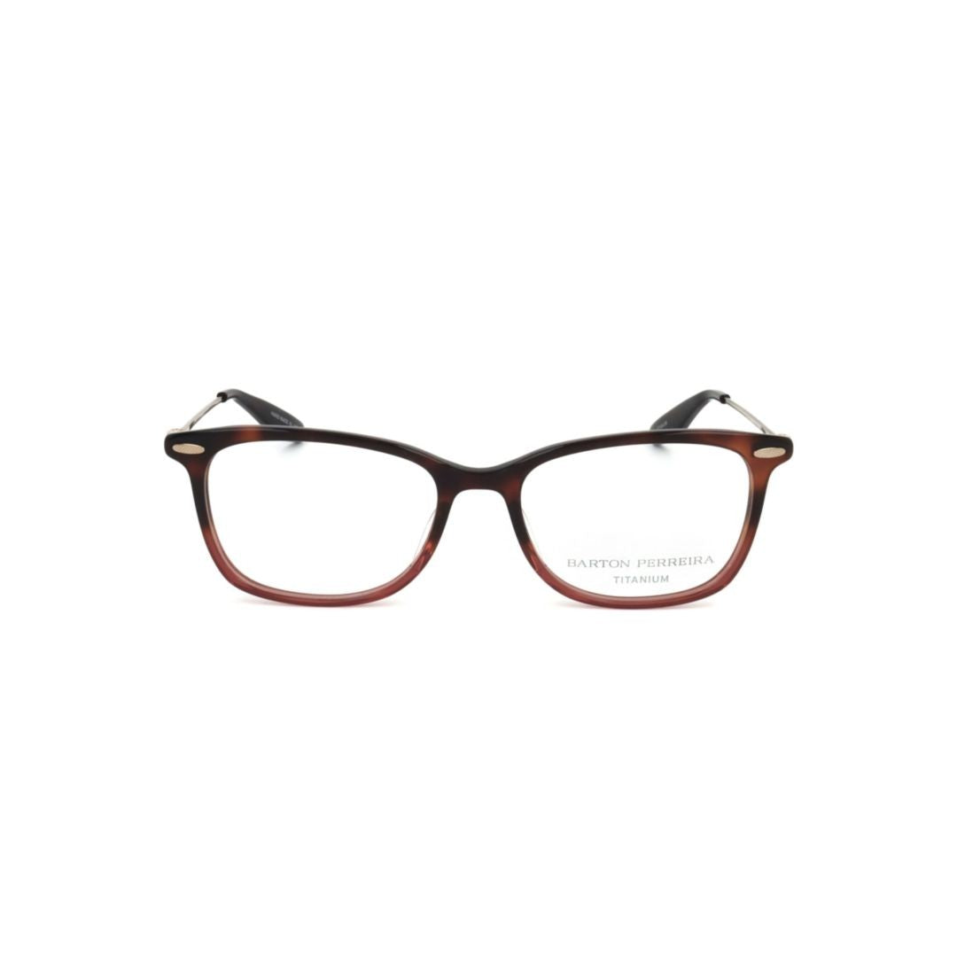 Barton Perreira Bp5020 512Fo Rectangular Tortoiseshell Eyeglasses With Gold-Finish Temples