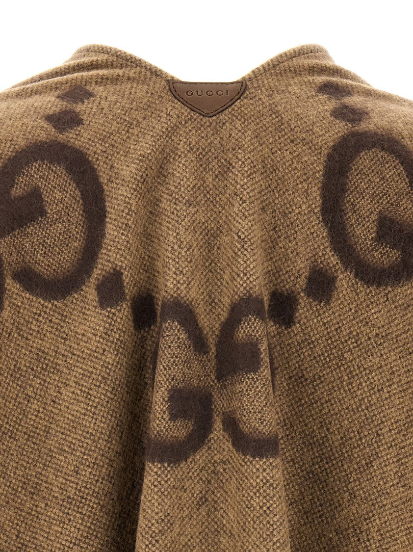 Gucci Jumbo Gg' Reversible Cape
