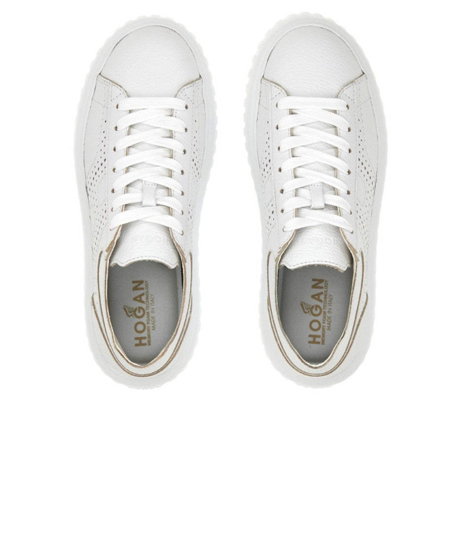 Hogan Low-Top Sneakers With Ridged Platform Sole