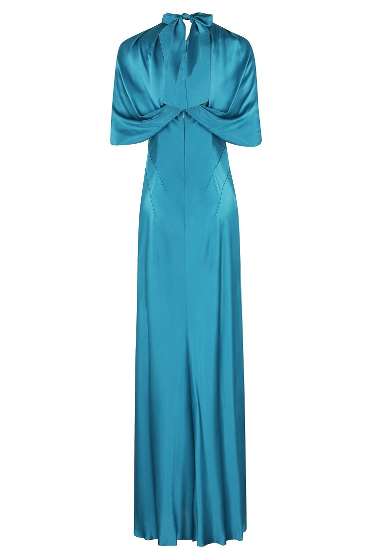 Alberta Ferretti Satin Dress