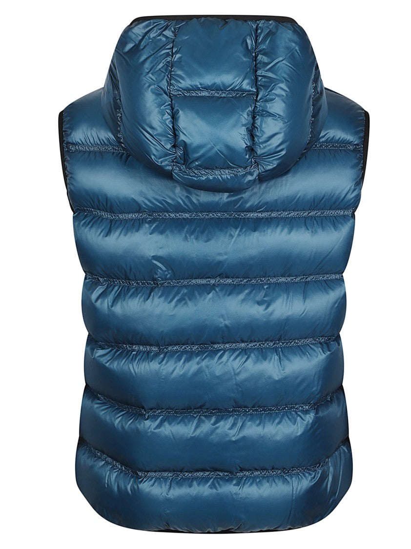 Moncler Panestrel Shiny High-Collar Down Vest