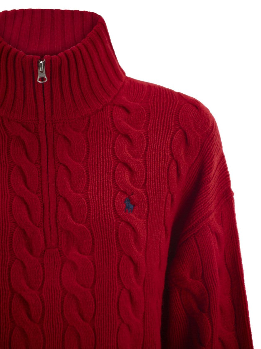 Polo Ralph Lauren Wool And Cashmere Cable Knit Jumper