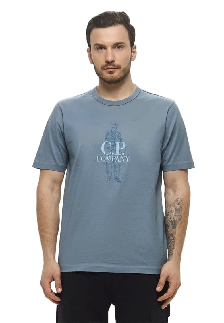 C.P. Company Relaxed Fit Short-Sleeve T-Shirt With Graphic Print
