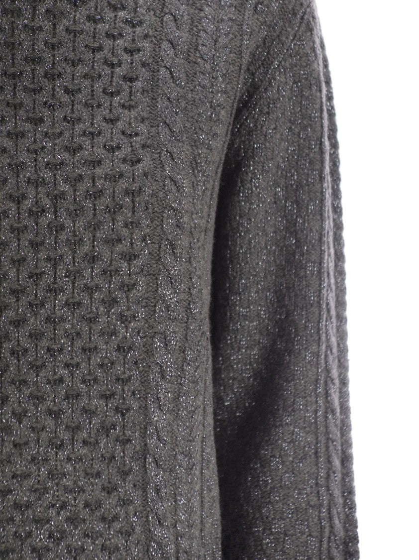 Fabiana Filippi Platinum Fisherman Jersey With Lurex