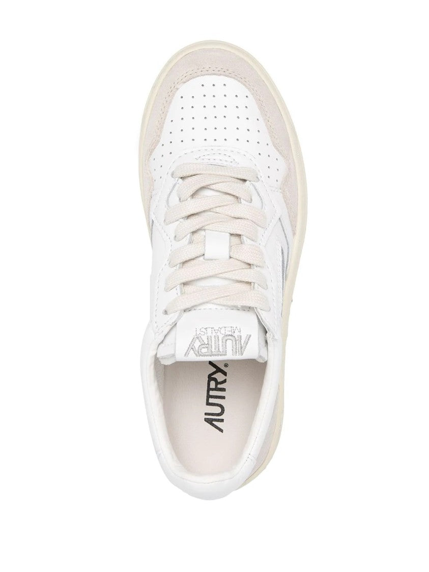 Autry Low-Top White Sneakers Crafted From Smooth