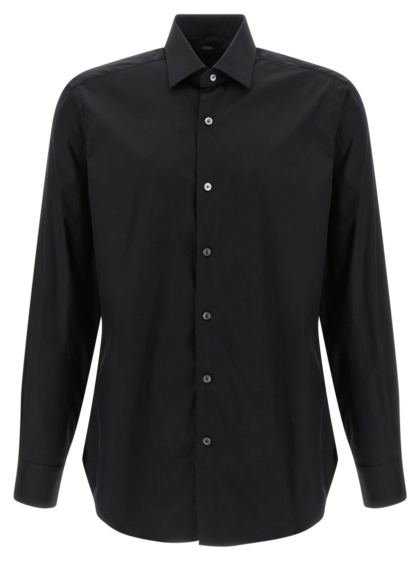 Barba Stretch Cotton Shirt