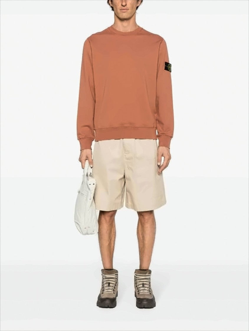 Stone Island Long-Sleeve Sweatshirt With Compass Logo Patch