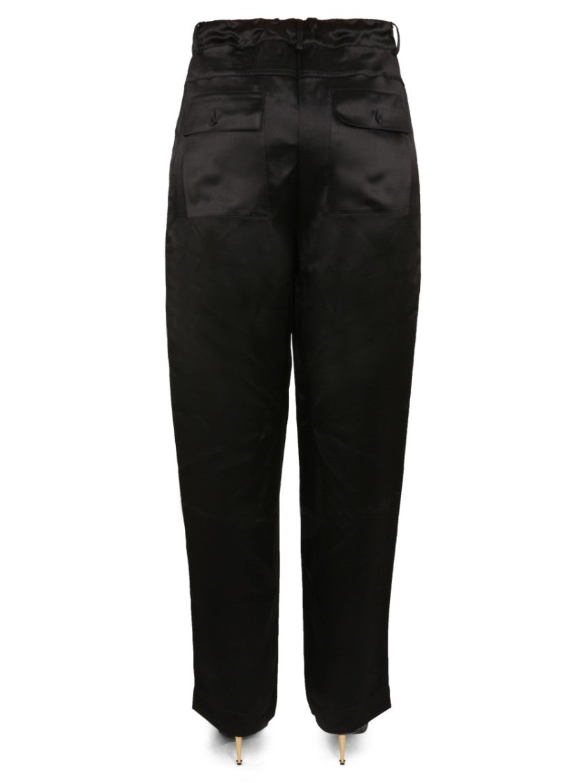 Proenza Schouler X White Label Slouch Fit Pants With Elastic Waistband