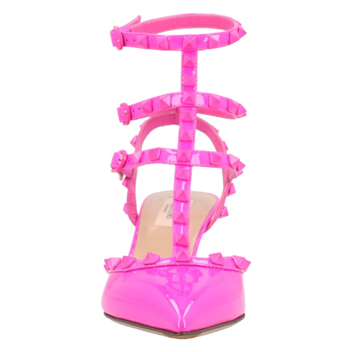 Valentino Calfskin Open Pumps Pink