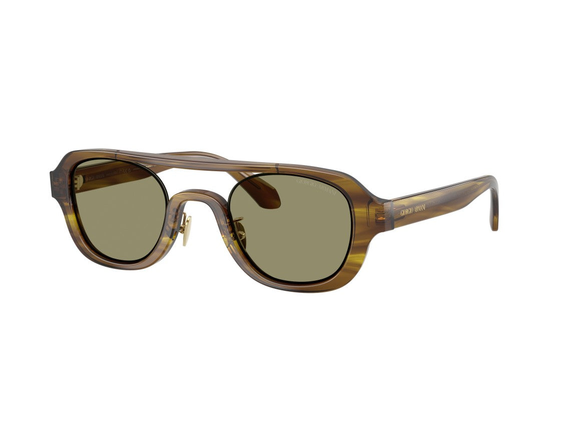Giorgio Armani Tortoiseshell 0Ar8247 Oversized Sunglasses