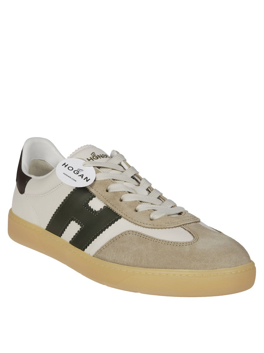 Hogan Cool Lace Up H Earthy-Toned Sneakers