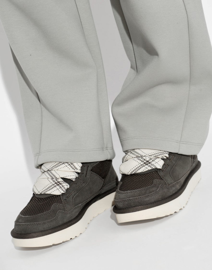 Ugg Dense Smoke Lowmel Breathable Mesh Suede Sneakers