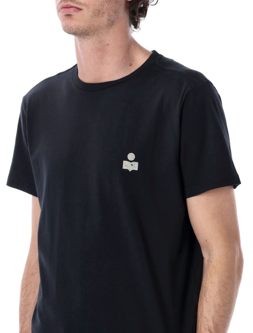 Isabel Marant Marant Zafferh Cotton Logo T-Shirt
