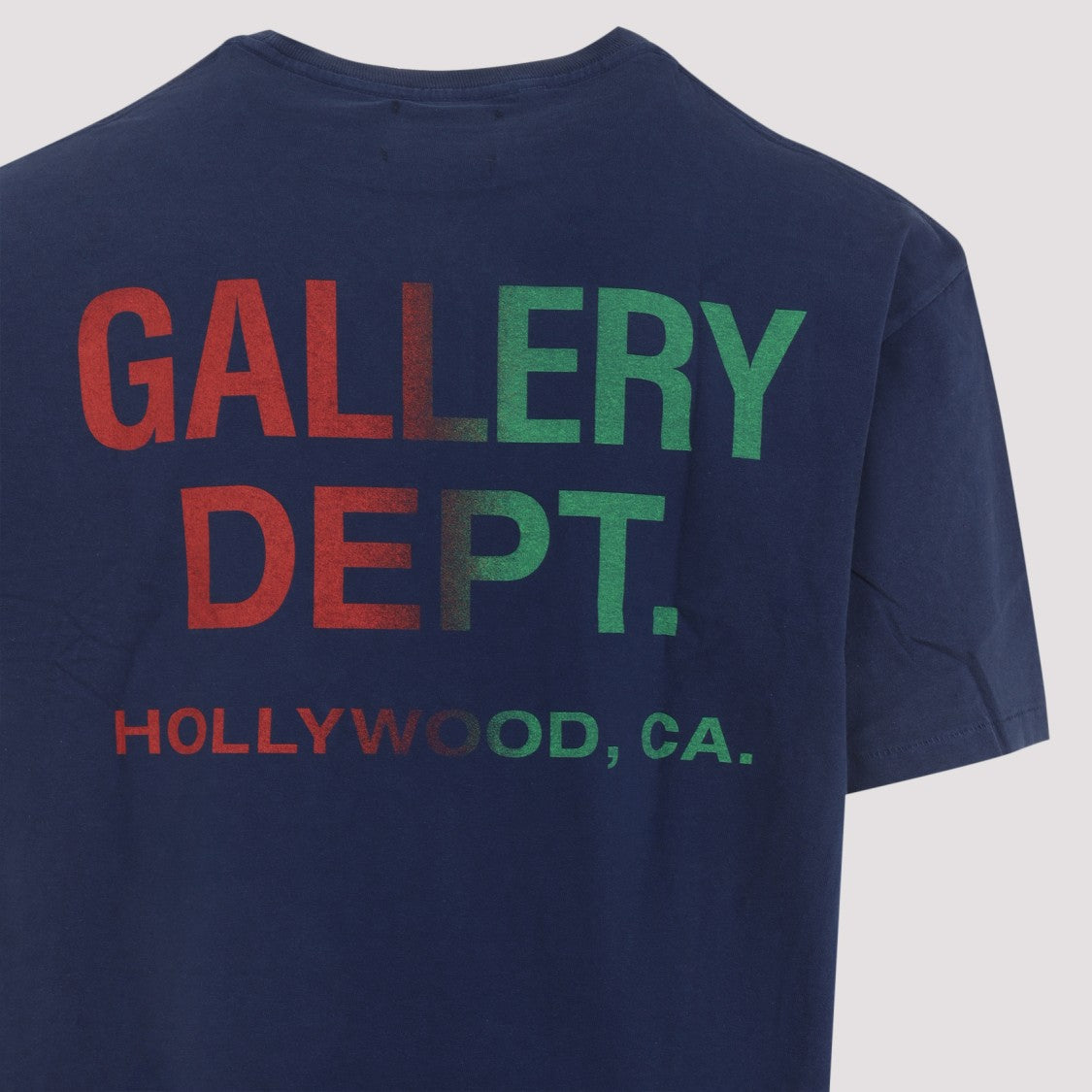 Gallery Dept. Contemporary Navy Blue Cotton T-Shirt