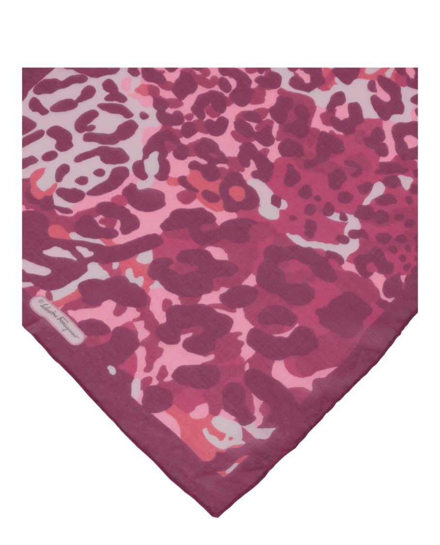 Ferragamo Leopard Print Scarf