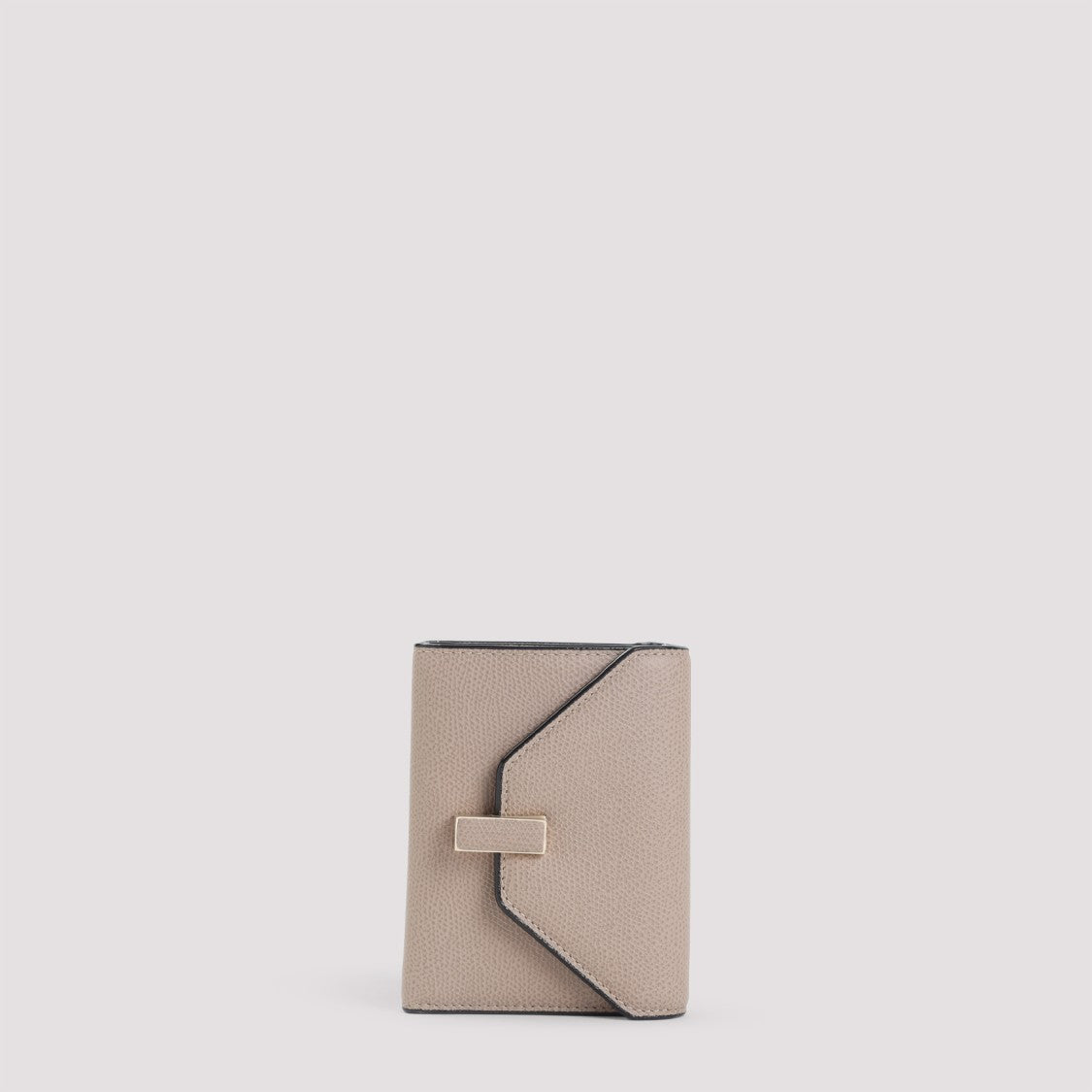 Valextra Iside Beige Calf Leather Wallet