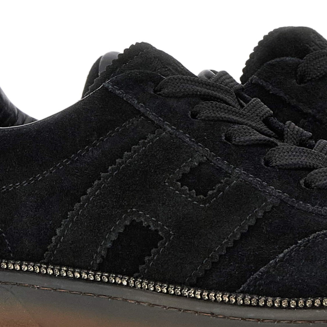 Hogan Black Suede Sneakers