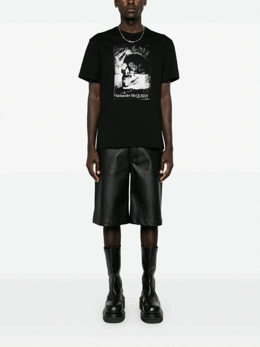 Alexander Mcqueen Skull Print Short-Sleeve T-Shirt With Relaxed Fit
