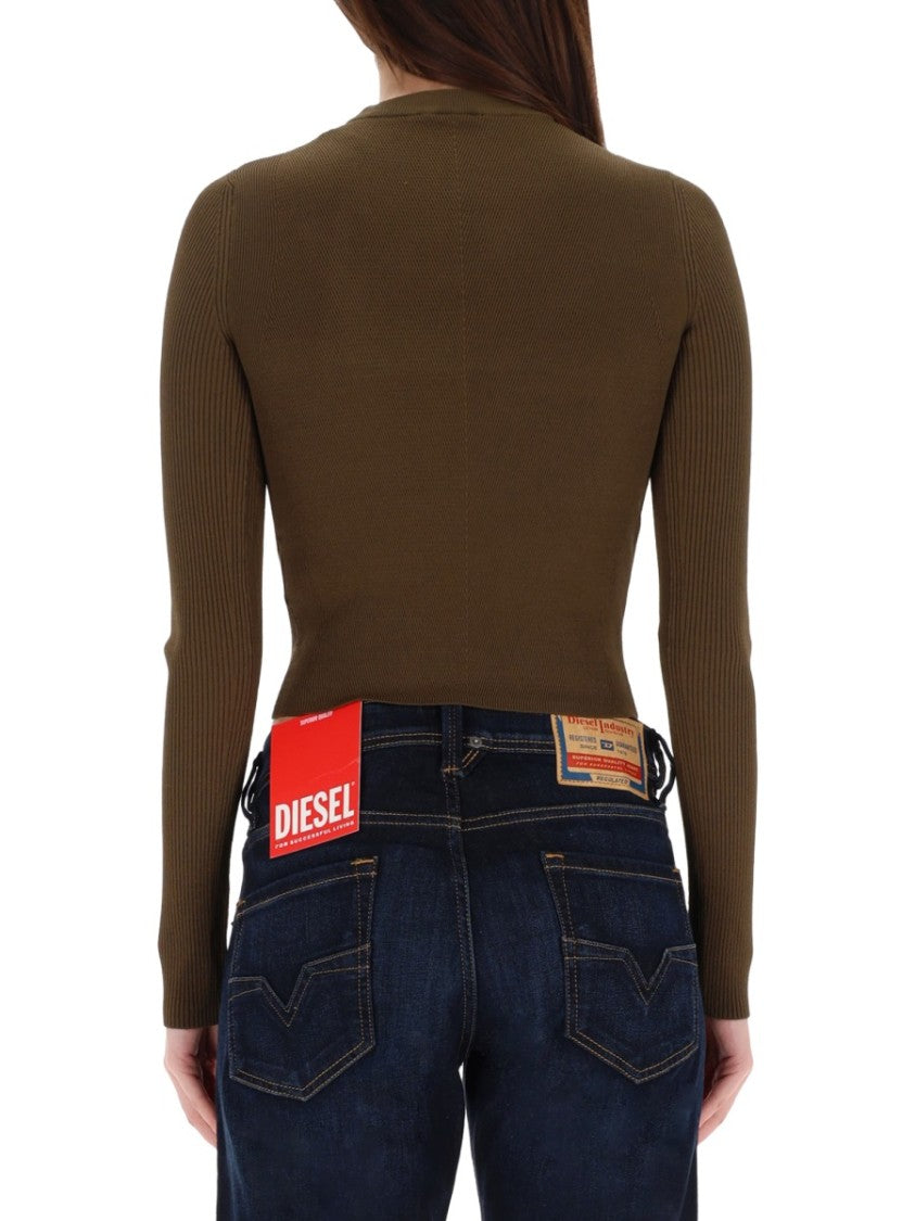 Diesel M-Valari Ribbed Cut-Out Top