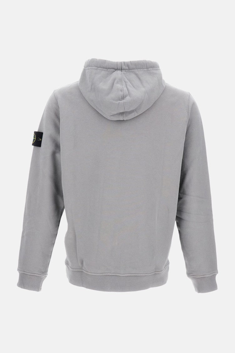 Stone Island Hooded Sweatshirt With Logo Detail